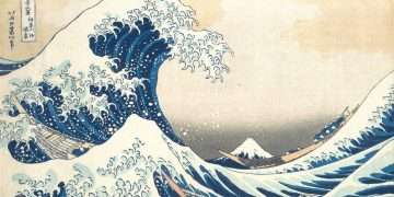 “Under the Wave off Kanagawa” του Katsushika Hokusai
  Ξυλογραφία Ukiyo-e, 1831