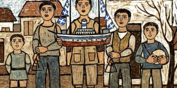 «Τα κάλαντα» του αείμνηστου Γιώργου Σικελιώτη (Καισαριανή 1962)